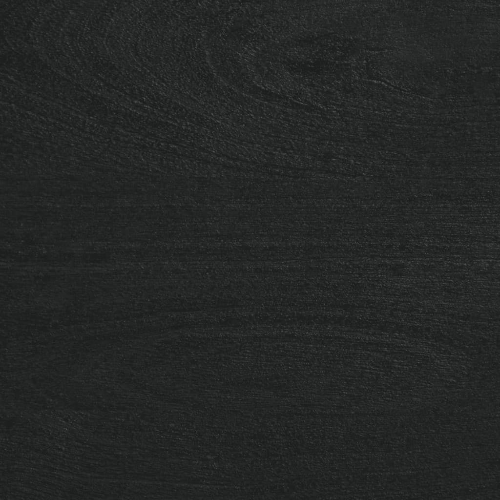 vidaXL Klubska mizica črna 80x50x40 cm inženirski les